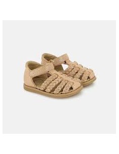 Sandale Laminato glit peach glitter - Shoopom