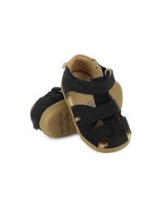 Sandale Pika scratch navy camel - Shoopom