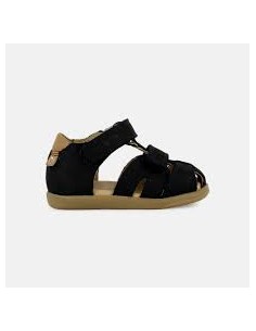 Sandale Pika scratch navy camel - Shoopom 2