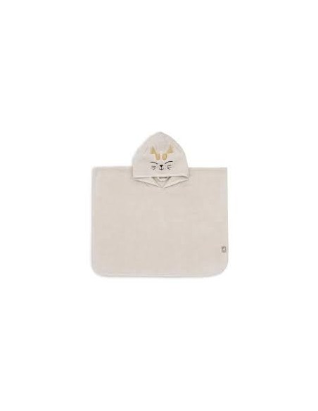 Poncho de bain Éponge Charlie Cat - Jollein