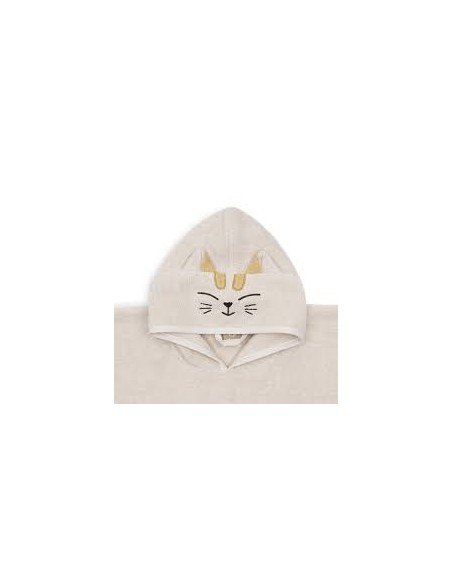 Poncho de bain Éponge Charlie Cat - Jollein