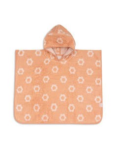 Poncho de bain Éponge Jacquard Flower Reversible - Jollein
