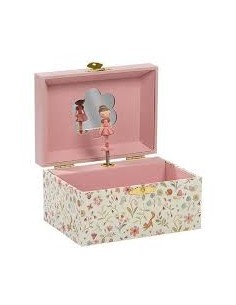 Boite a bijoux musicale rosa - Little Dutch