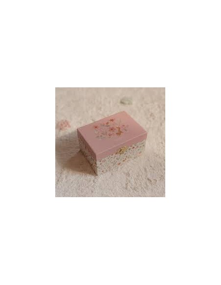 Boite a bijoux musicale rosa - Little Dutch