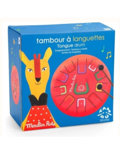 Tambour à languettes Les Popipop - grand - Moulin Roty 661377