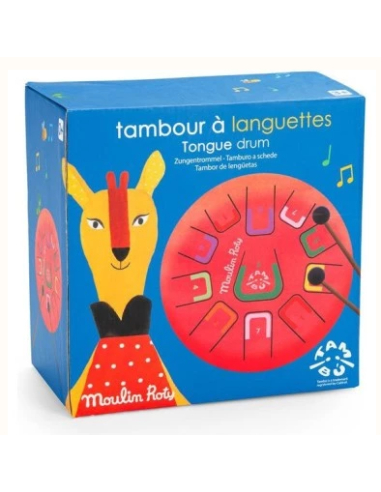 Tambour à languettes les popipop - grand - Moulin Roty
