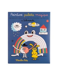 Peinture palette magique Les Schmouks - Moulin roty
