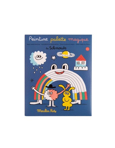 Peinture palette magique Les Schmouks - Moulin roty