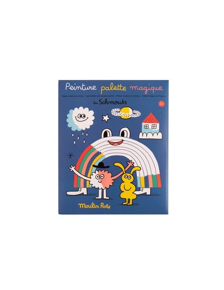 Peinture palette magique Les Schmouks - Moulin roty