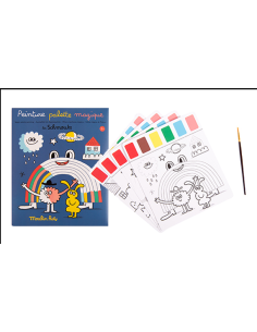 Peinture palette magique Les Schmouks - Moulin roty 2