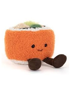 Amuseables Codhi Californian Roll Jellycat – Peluche Sushi