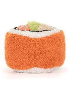 Amuseables Codhi Californian Roll Jellycat – Peluche Sushi 2