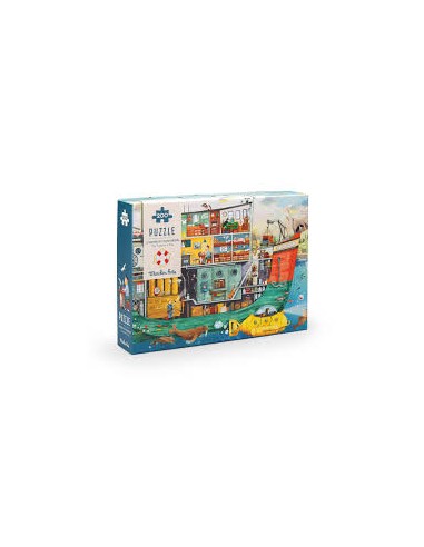 Puzzle 200 pièces Bateau de l'explorateur - Moulin Roty