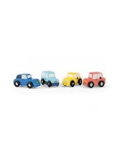 Set de 4 voitures Avenue du Moulin - Moulin Roty