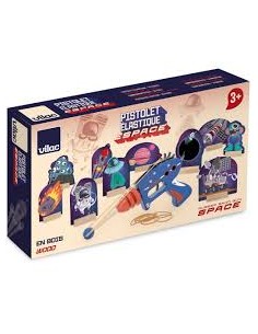 Jeu de Tir Spatial Vilac – Pistolet Lanceur d’Élastiques