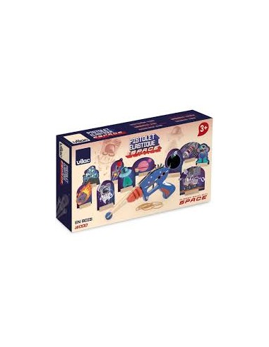 Jeu de Tir Spatial Vilac – Pistolet Lanceur d’Élastiques