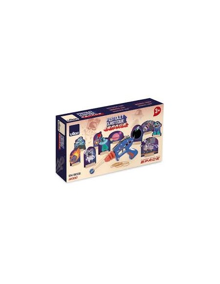 Jeu de Tir Spatial Vilac – Pistolet Lanceur d’Élastiques