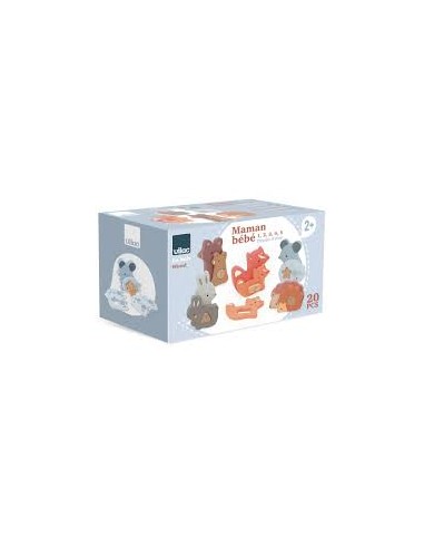 Animaux à Empiler et Compter – Jeu d’Éveil en Bois Vilac