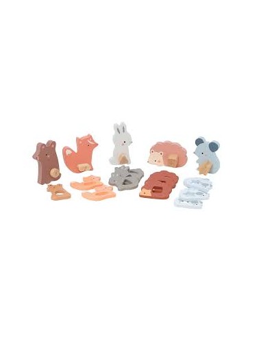Animaux à Empiler et Compter – Jeu d’Éveil en Bois Vilac