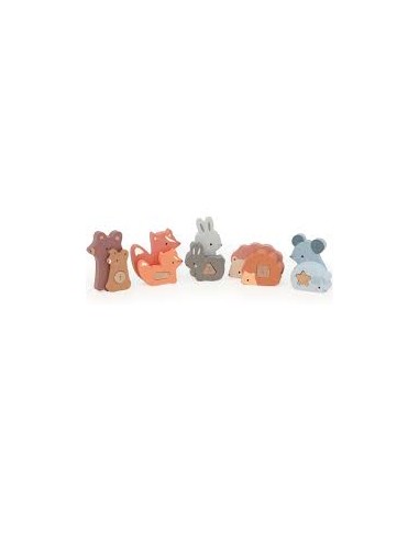 Animaux à Empiler et Compter – Jeu d’Éveil en Bois Vilac