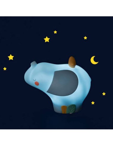 Veilleuse Nomade Bergamote l'Éléphant Sous Mon Baobab – Moulin Roty