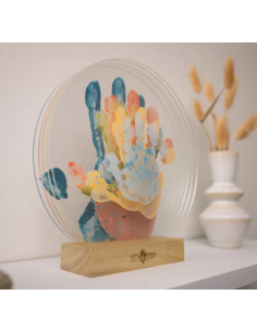 Cadre empreintes family colors - Petit artichaut 2