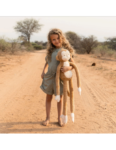 Peluche singe XL - safari friends - Little Dutch