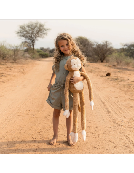 Peluche singe XL - safari friends - Little Dutch