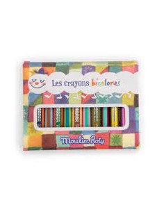 Crayons bicolores - Moulin Roty 2
