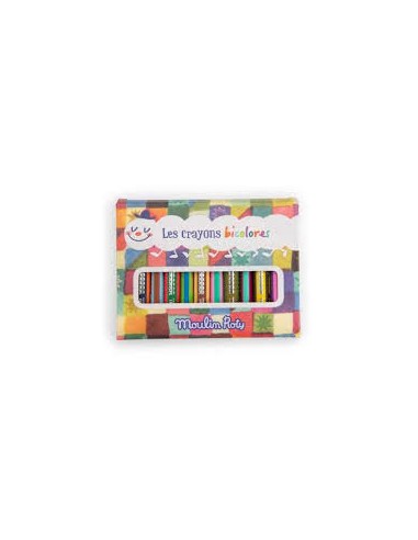 Crayons bicolores - Moulin Roty