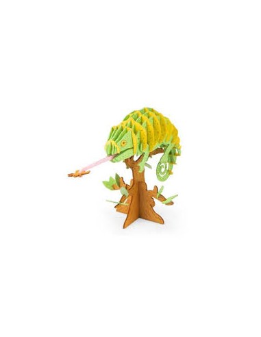 Puzzle 3D Caméléon - Moulin Roty