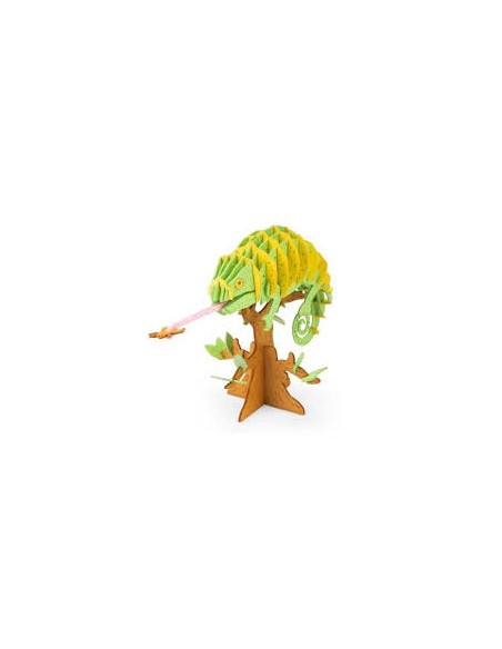 Puzzle 3D Caméléon - Moulin Roty
