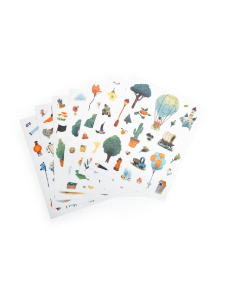 Cahier de Coloriage & 200 Stickers La Bande à Jojo – Moulin Roty