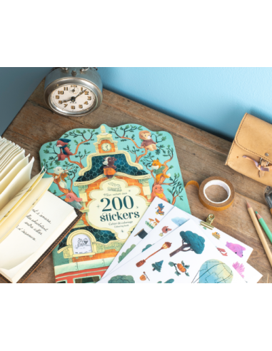 Cahier de Coloriage & 200 Stickers La Bande à Jojo – Moulin Roty