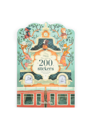 Cahier de Coloriage & 200 Stickers La Bande à Jojo – Moulin Roty
