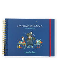 Album Souvenirs d'École Puce & Pilou Moulin Roty – Album Photo Enfant