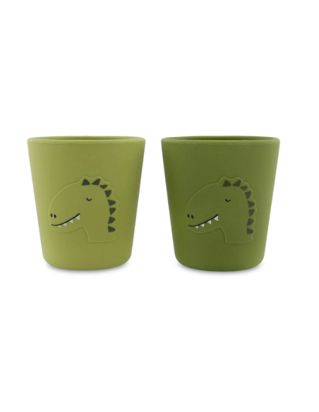 Gobelet en silicone 2 pack Mr. Dino - Trixie