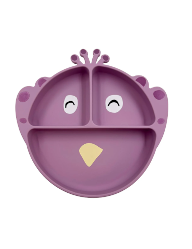 Assiette en silicone Paon - Trixie
