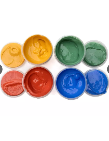 Peinture doigts 4 pots Perroquet - Neogrun