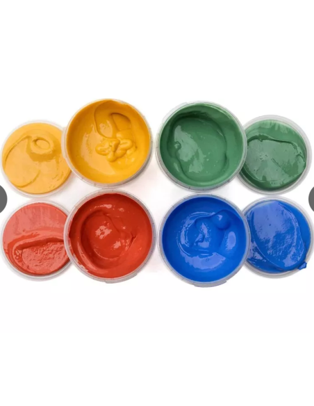 Peinture doigts 4 pots Perroquet - Neogrun