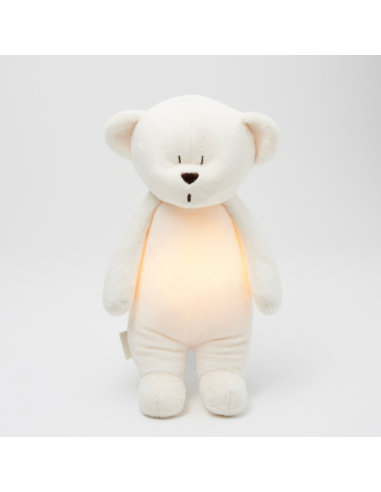 Ours Magique Crème Moonie – Veilleuse et Bruits Apaisants Bébé
