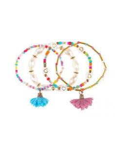 Lot de 4 bracelets Gina bleu - Souza for Kids