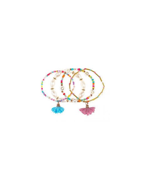 Lot de 4 bracelets Gina bleu - Souza for Kids