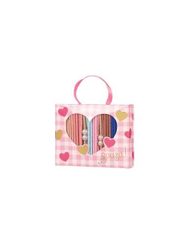 Elastiques à cheveux lente rose 24 pièces - Souza for kids