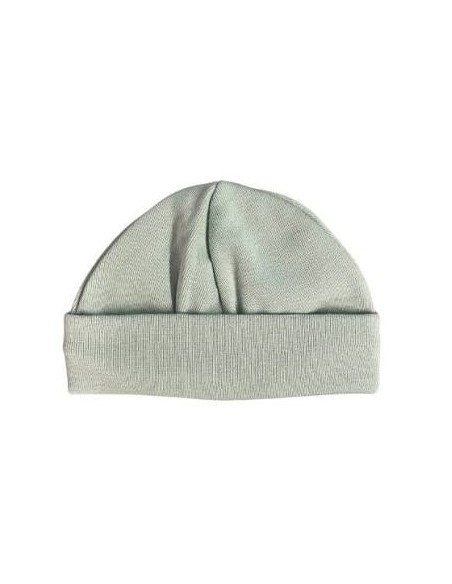 Bonnet de naissance Sauge en coton - Mamelou | Bonnet bébé 100 % coton