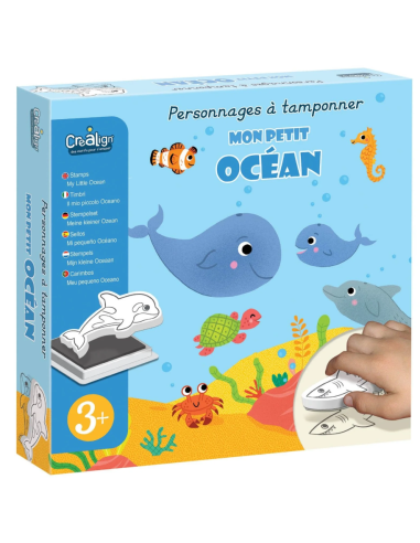 Coffret Personnages à Tamponner ocean - Créalign'