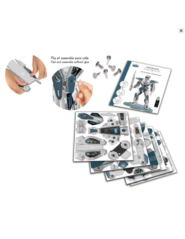 Maquette géante robot - Créa lign'