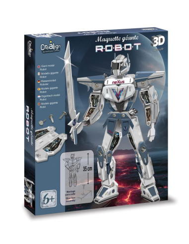 Maquette géante robot - Créa lign'