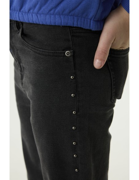 Jeans dark used perles - Garcia