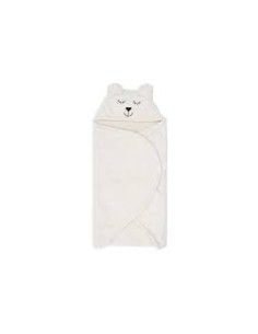 Couverture portefeuille Bear Oatmeal Jollein | Nid d'ange bébé